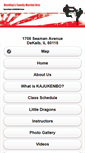 Mobile Screenshot of hardingkarate.com